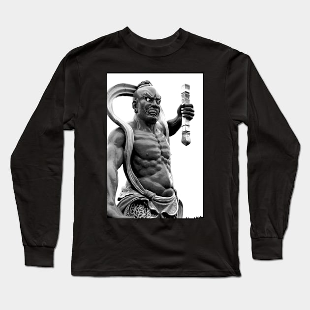 Temple Guardian 2 Long Sleeve T-Shirt by WaterGardens